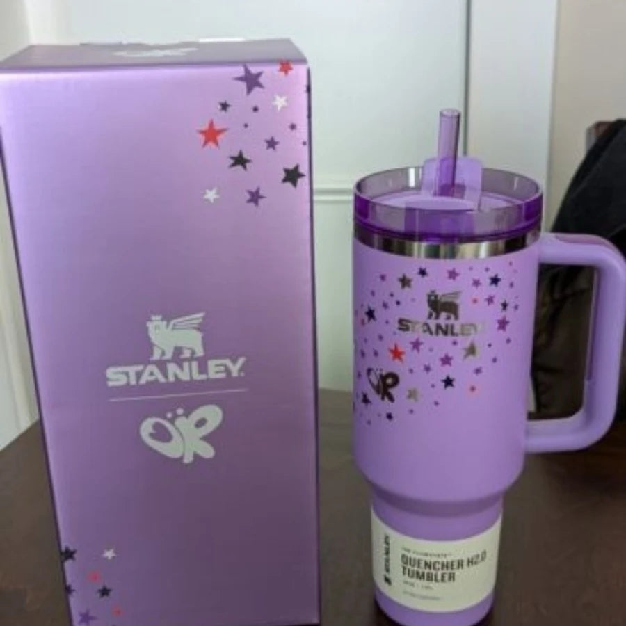 Stanley Quencher H2.0 Tumbler with Handle and Straw 40 oz | Flowstate 3-Position Lid | Cup Holder Compatible for Travel FREE Shipping