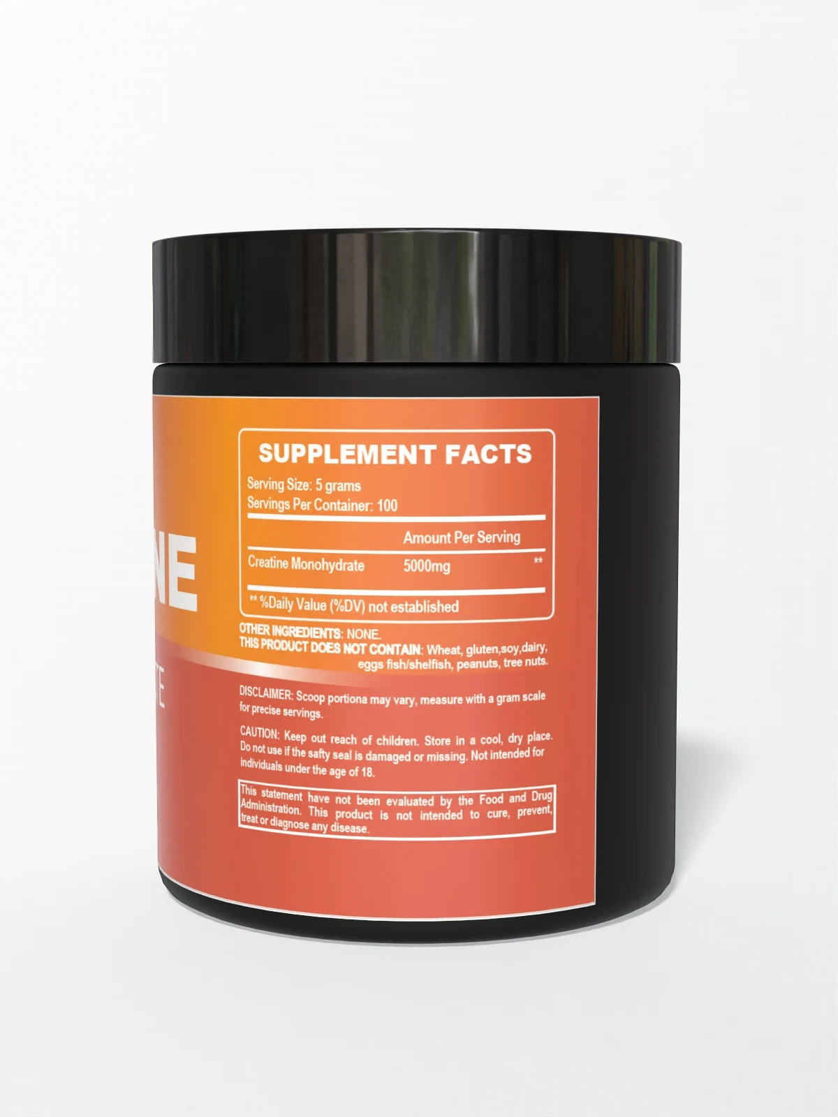 Nature4U Micronized Creatine Monohydrate Powder 500G, 5000mg Per Serving (5g), Pure Creatine ,Unflavored, 100 Serving FREE Shipping