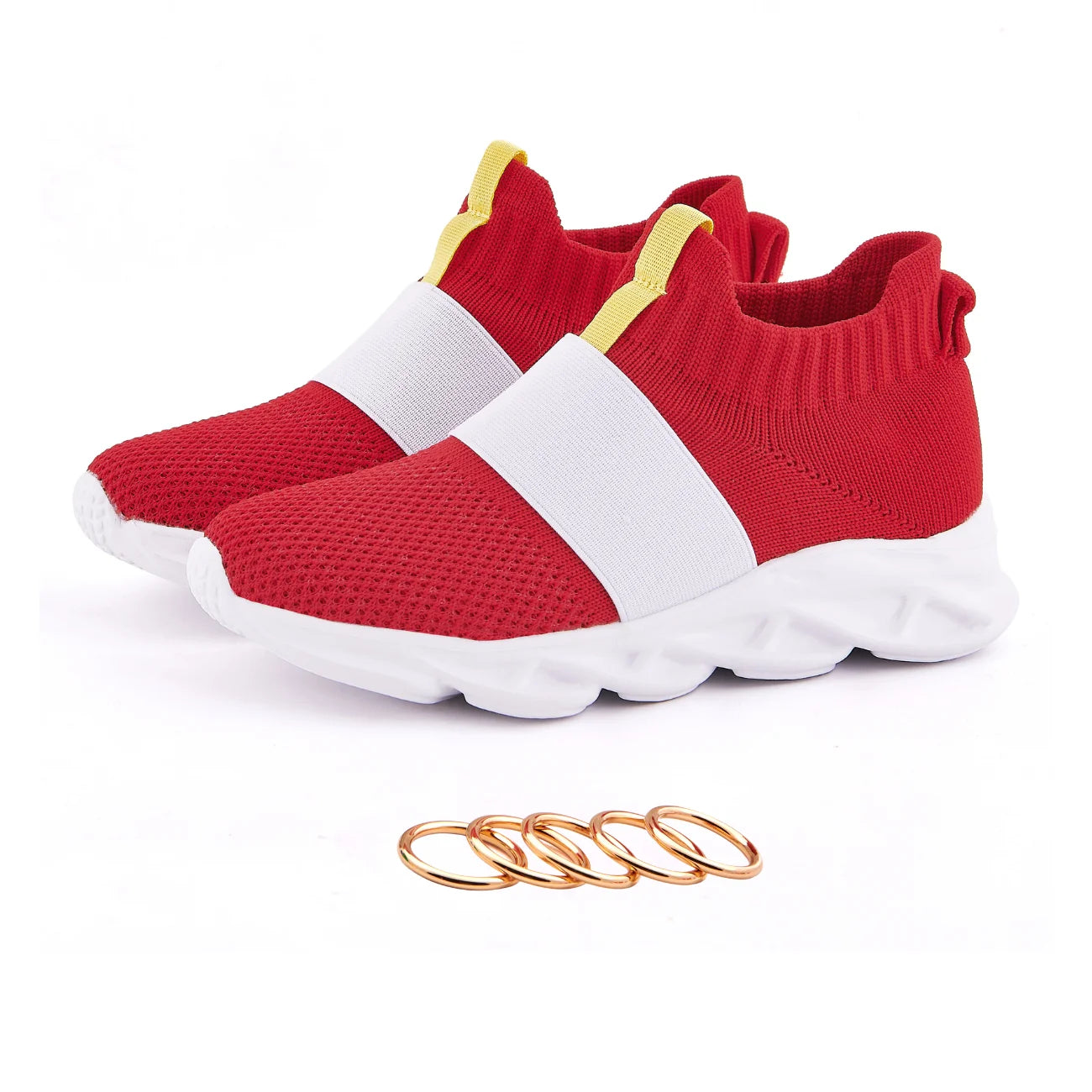 Sonic Shoes For Boys Kids Sonic Zapatillas Sonic Red Sonic Shoes For Kids Boys Girls Cartoon Anime Sonic Games Shoes FREE SHIPPING