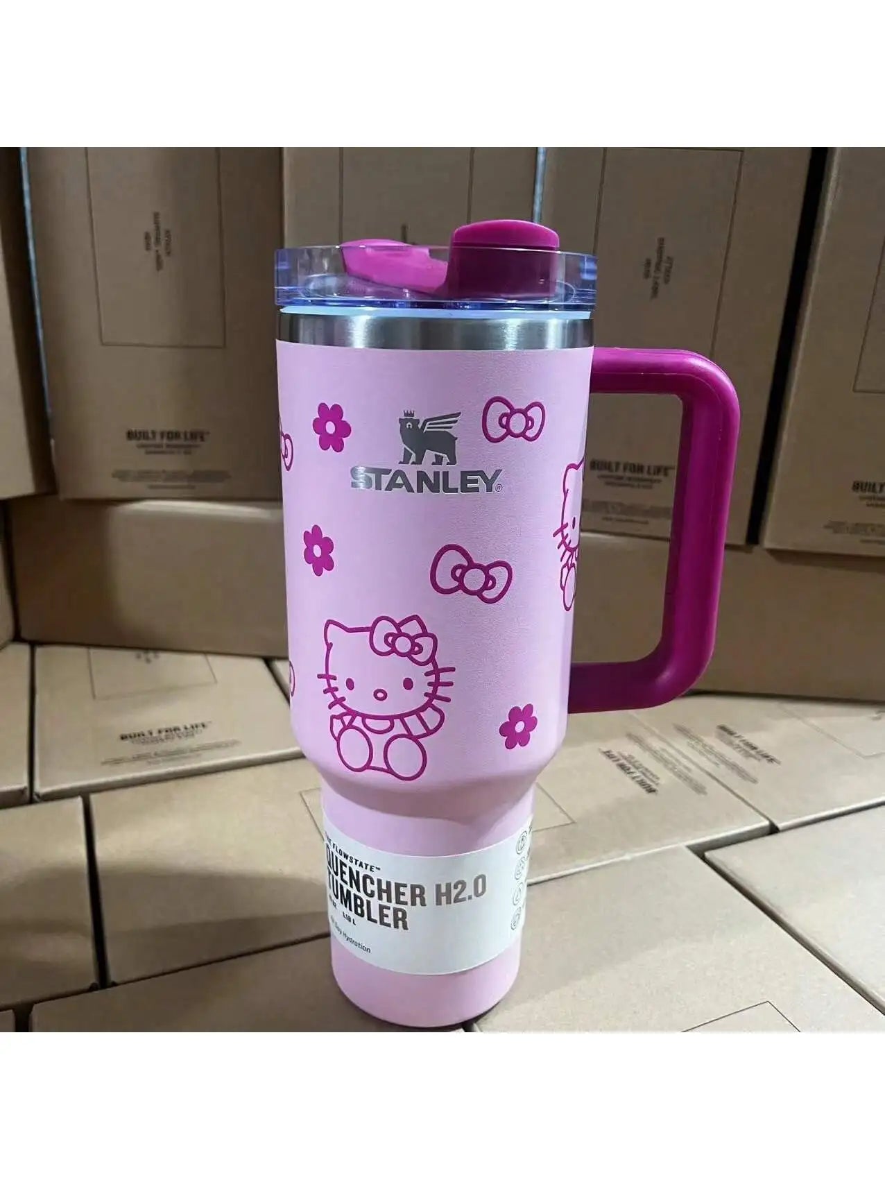 Stanley Quencher H2.0 Tumbler with Handle and Straw 40 oz | Flowstate 3-Position Lid | Cup Holder Compatible for Travel FREE Shipping
