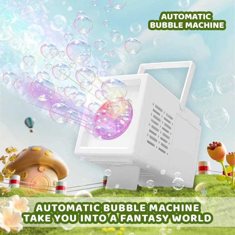 10 hole handheld portable stage bubble machine outdoor toy parent-child interactive game without battery and bubble water FREE Shipping