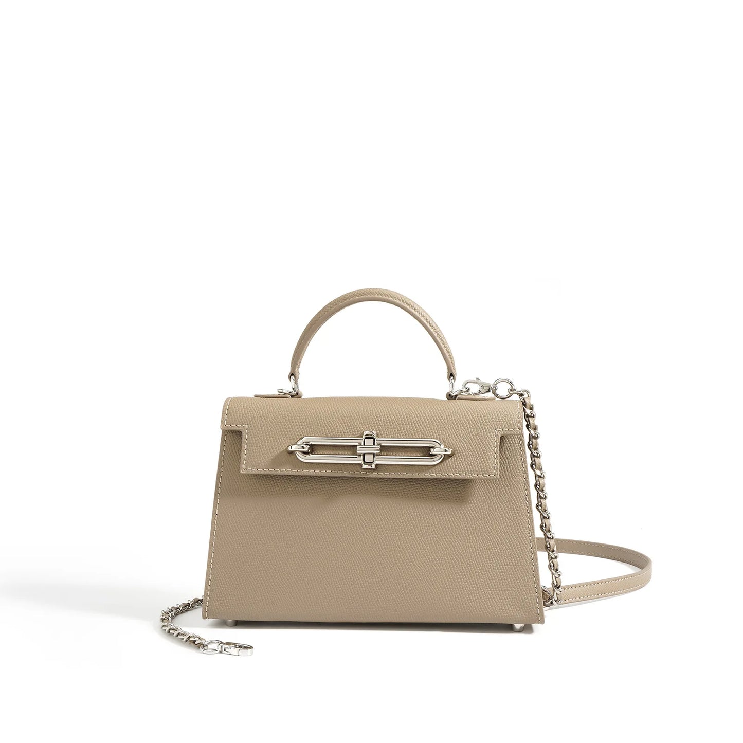 Louis Levane Split Leather Luxury Designer Mini Handbags With Top Handle Small Size Classic Purse And Handbag