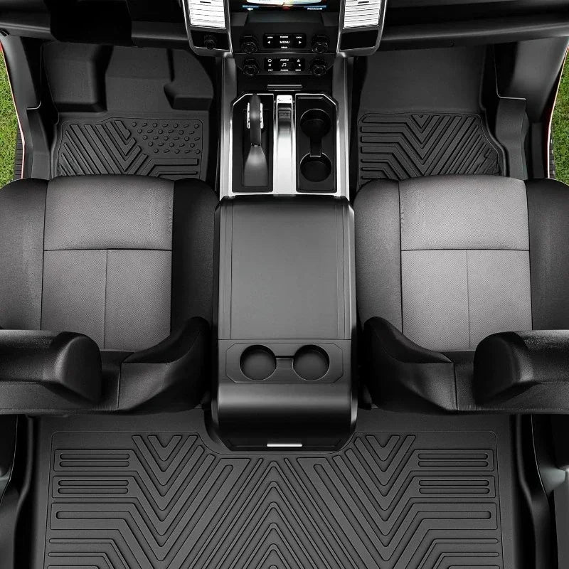 YITAMOTOR Floor Mats Fit for Ford F-150/F150 SuperCrew Cab 2025-2024 2015(Rear w/o U-Seat Flat Storage) Free Shipping