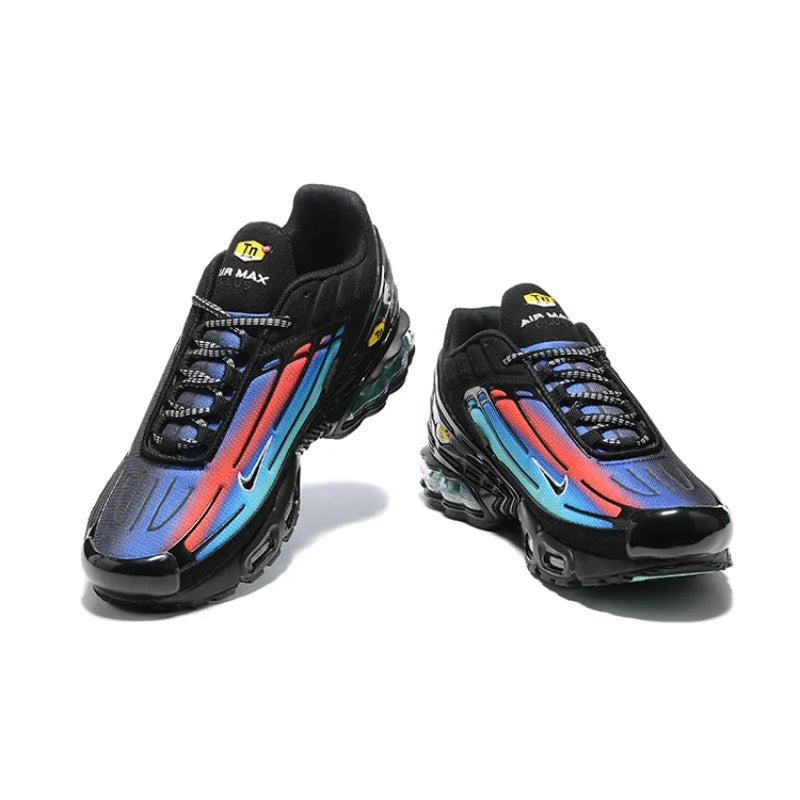 Nike Air Max Plus TN 3 Black Blue Red Trendy Versatile Non-slip Air Cushion Men Running Shoes Outdoor Walking Sneakers FREE Shipping