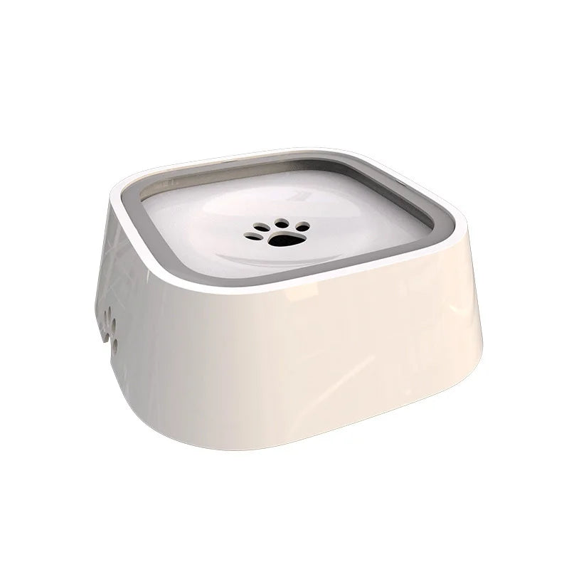1.5L Dog Drinking Water Bowls Floating Non-Wetting Mouth Cat Slow Anti-Overflow Water Feeding Dispenser Large Capacity FREE Shipping
