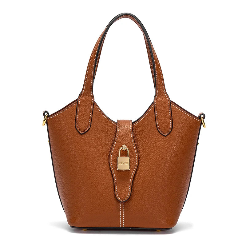 Carolina Herrera Women's Handbag Autumn New Collection Simple Women's Vegetable Basket Handbag FREE Shipping