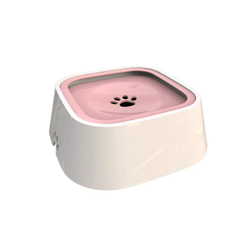 1.5L Dog Drinking Water Bowls Floating Non-Wetting Mouth Cat Slow Anti-Overflow Water Feeding Dispenser Large Capacity FREE Shipping