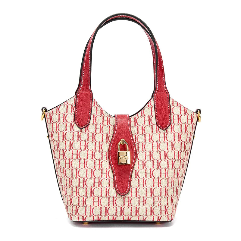 Carolina Herrera Women's Handbag Autumn New Collection Simple Women's Vegetable Basket Handbag FREE Shipping