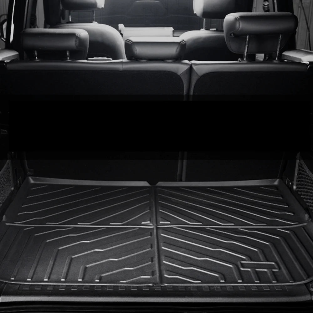 For Jetour T2 Traveler 2024 2025 Floor Mats Trunk Mats, All Weather Waterproof Anti-Slip Front Rear Cargo Liner Mat Foot Pads
