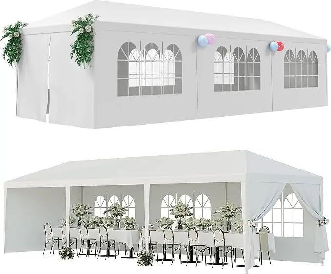 10'x30' Outdoor Canopy Tent Patio Camping Gazebo Shelter Pavilion Cater Party Wedding BBQ Events Tent Toldo para eventos FREE Shipping