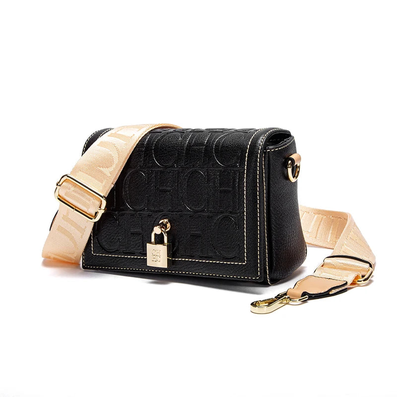 Carolina Herrera Crossbody Bag New Purple Magnetic Flip Cover Commuter Women's Bag Wallet FREE Shipping