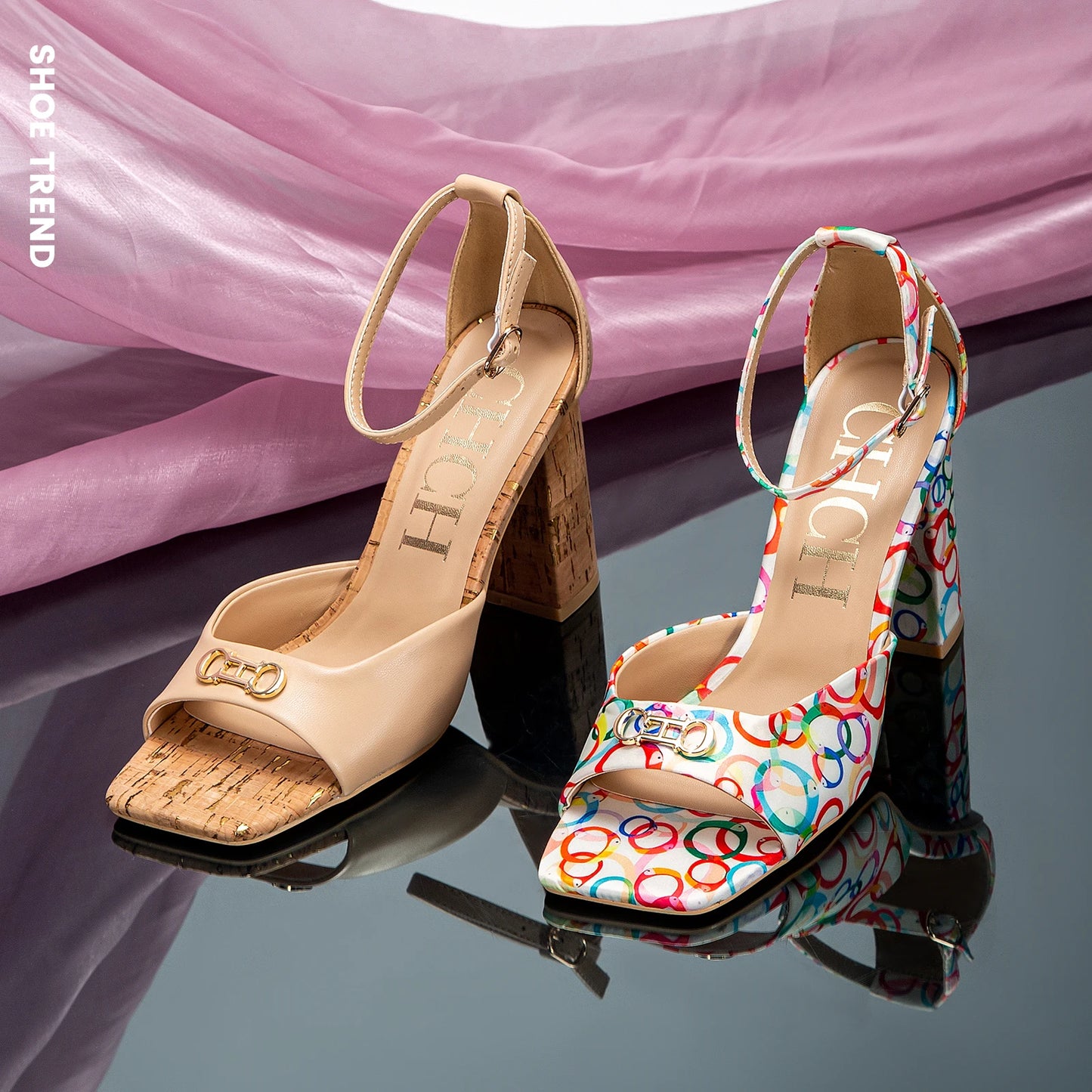 Heels Carolina Herrera New York Design Women's High Heels Exquisite Workmanship Comfortable and Versatile FREE SHIPPING