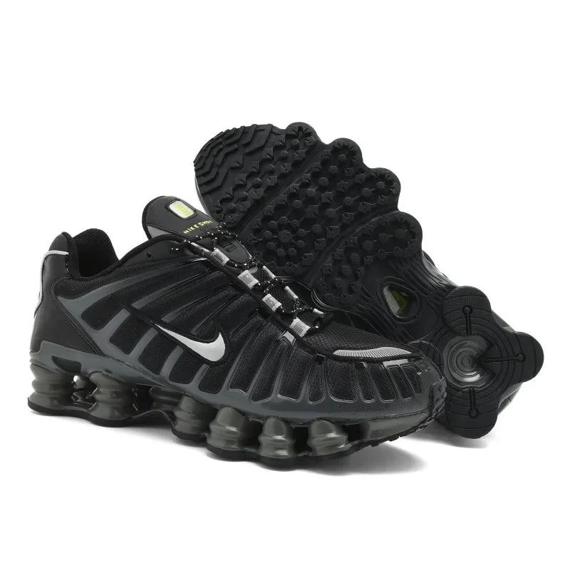 Nike Shox TL Black Green Men Women Casual Air Columns Running Shoes Unisex Non-slip Outdoor Sports Sneakers Free Shipping