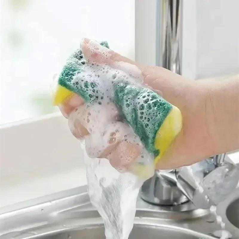 Highly absorbent double-sided sponge magic cleaning pot rust sponge cleaning brush kitchen cleaning tool FREE Shipping