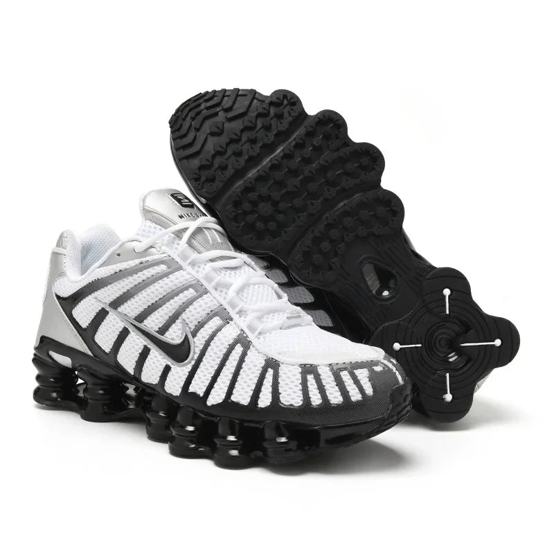 Nike Shox TL Black Green Men Women Casual Air Columns Running Shoes Unisex Non-slip Outdoor Sports Sneakers Free Shipping