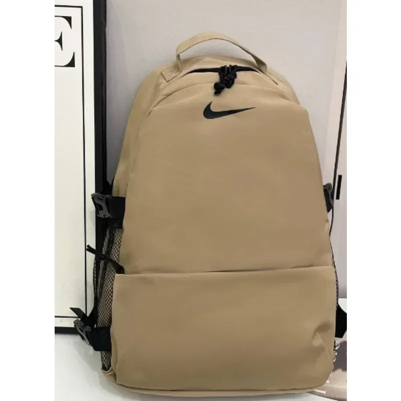 Nike black sports Bags Zipper Library Opening Fabric Backpack sporty Basketball Unisex Backpacks Multiple colors FREE Shipping
