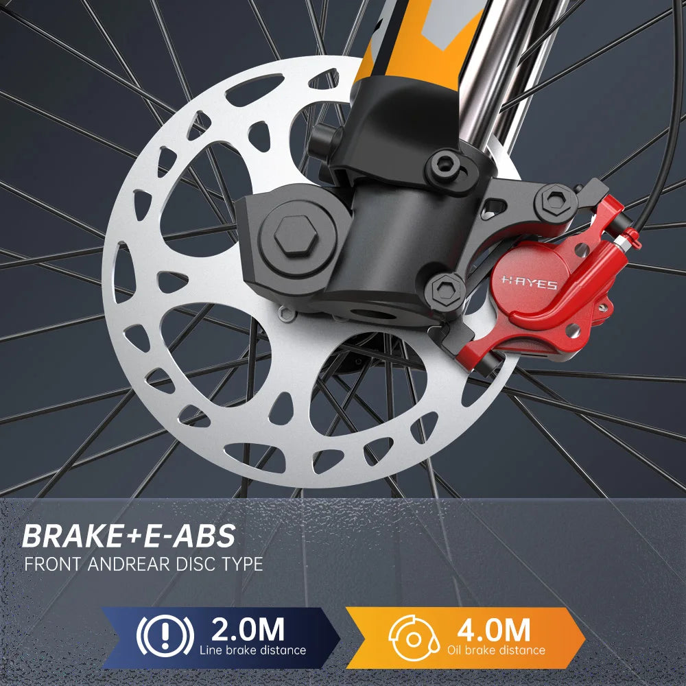 FVKING E6 Electric Motorcycle 2500W(Peak) Motors 120km Range Electric Bike 52V40AH Battery Speed 60Kmh Mountain E-bikes Adults FREE Shipping
