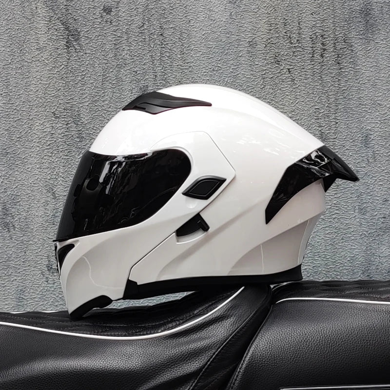 Motorcycle helmets Double Visors Modular Flip Up helmet DOT approved Full face casque moto racing Motocross helmet DOT