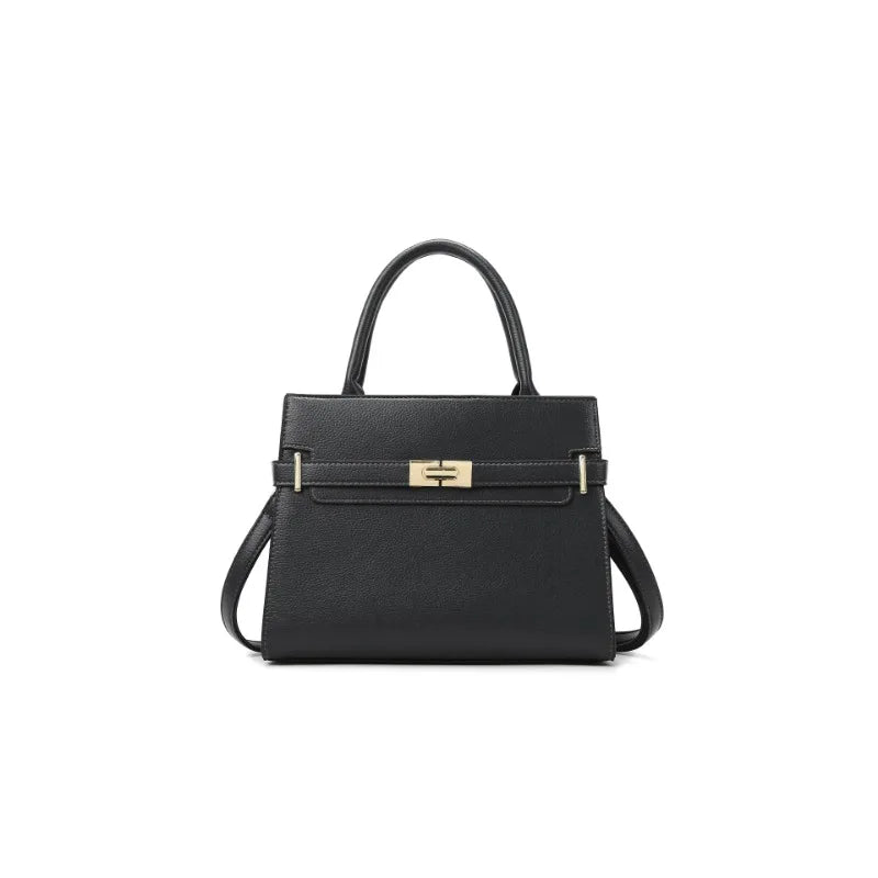 Women's soft leather handbag simple small square bag casual women's bucket bag fashionable single shoulder crossbody bag FREE Shipping