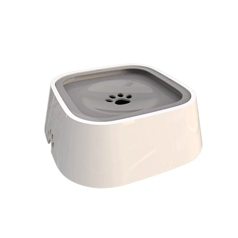 1.5L Dog Drinking Water Bowls Floating Non-Wetting Mouth Cat Slow Anti-Overflow Water Feeding Dispenser Large Capacity FREE Shipping