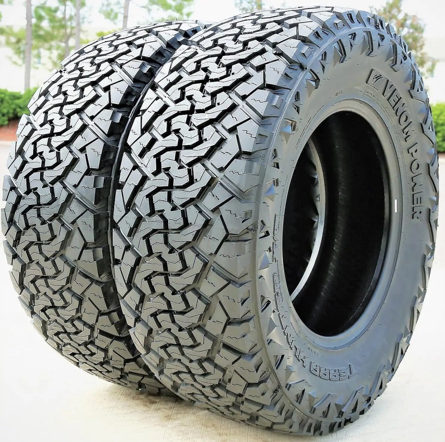 Venom Power Terra Hunter X/T XT All-Terrain Mud Light Truck Radial Tire-35X12.50R20LT 35X12.50X20 35X12.50-20 121R Load Range E LRE 10-Ply BSW Black Side Wall FREE Shipping