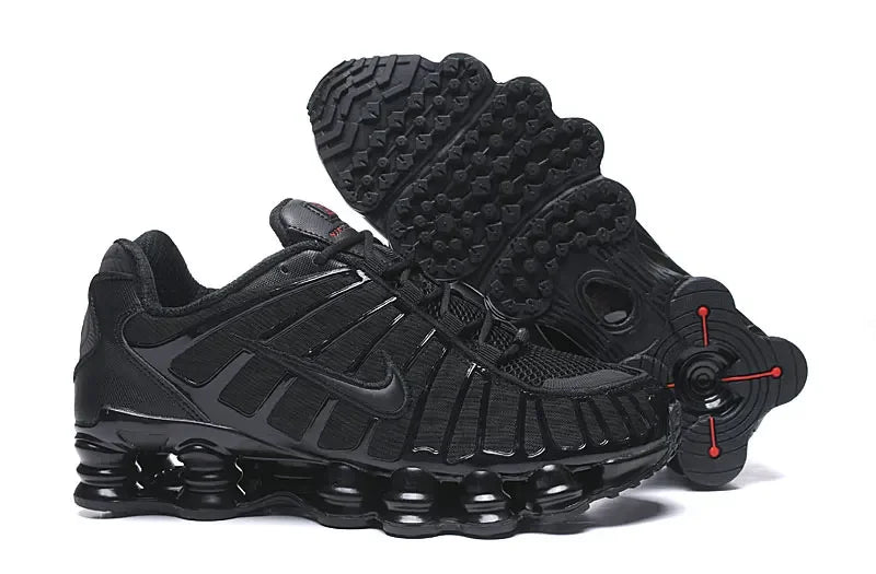 Nike Shox TL Black Green Men Women Casual Air Columns Running Shoes Unisex Non-slip Outdoor Sports Sneakers Free Shipping
