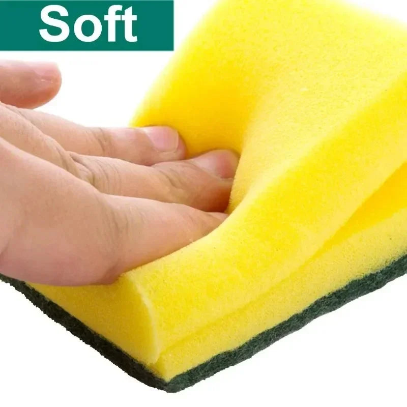 Highly absorbent double-sided sponge magic cleaning pot rust sponge cleaning brush kitchen cleaning tool FREE Shipping