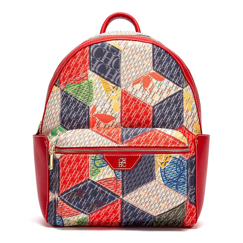 Backpack Carolina Herrera Shoulder Bag Large Capacity Internal Compartment Pocket Design Exquisite FREE SHIPPING