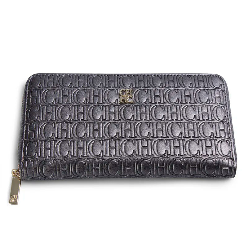 CH Fashion Classic Women's Small Wallet Standard Wallet Solid Color Design Multi-Letter Embossed Women's Coin Purse Luxury