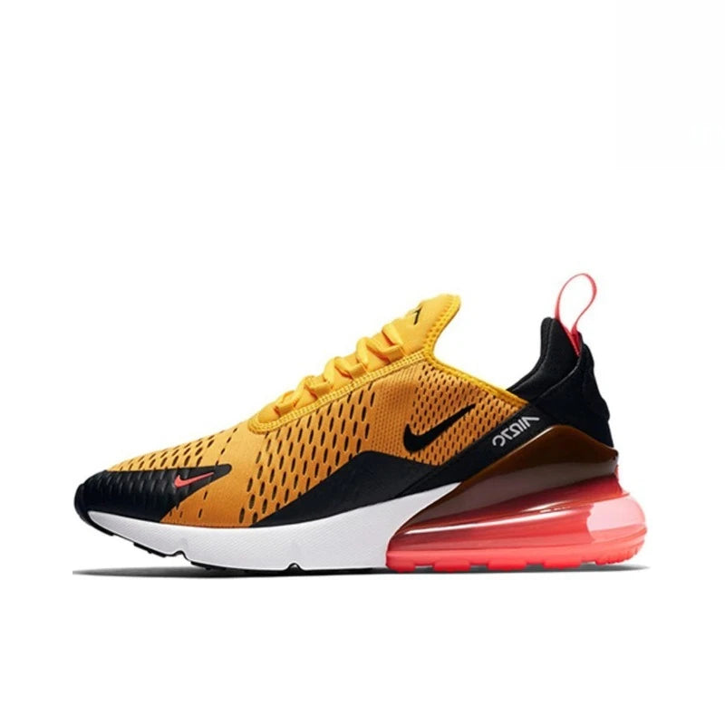 Nike Air Max 270 White Blue Fashion Casual Mesh Breathable Air Cushion Men Women Running Shoes Unisex Outdoor Sports Sneakers FREE Shipping