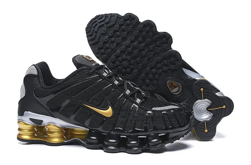 Nike Shox TL Black Green Men Women Casual Air Columns Running Shoes Unisex Non-slip Outdoor Sports Sneakers Free Shipping