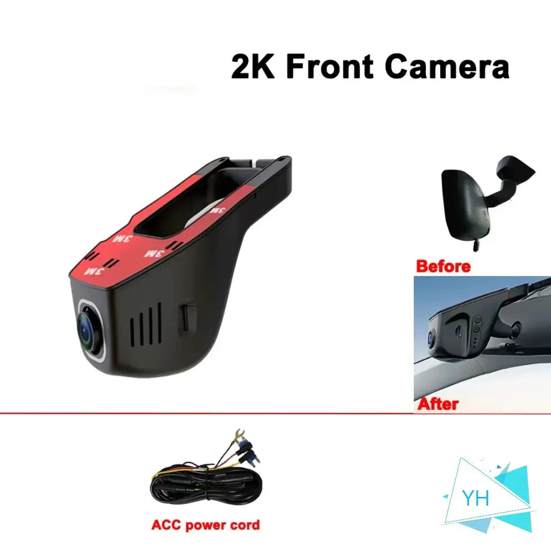 4K 2160P WiFi Car DVR Dash Cam Camera 2K 1600P 1080P 24H Parking Monitor APP Control Car Driving Video Recorder for all cars