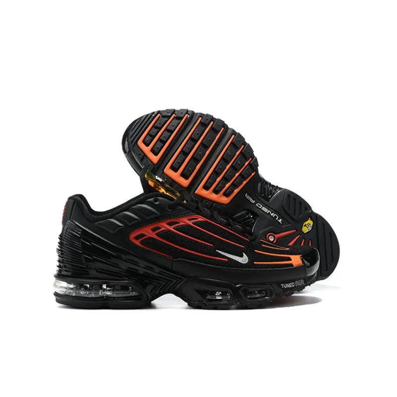 Nike Air Max Plus TN 3 Triple White Classics Lightweight Air Cushion Wear-Resistant Men Running Shoes White Walking Sneakers FREE Shipping
