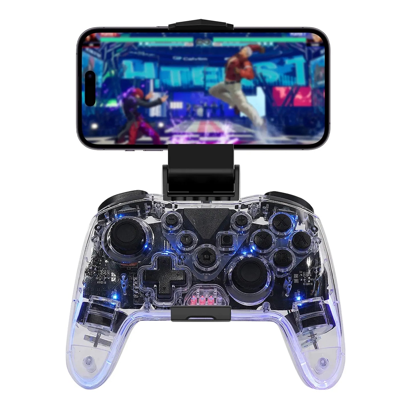 GAMINJA MG35 Wireless Gamepad RGB Light Bluetooth Controller For Nintendo Switch PS3 Smart Phone PC Joystick With Phone Holder FREE Shipping
