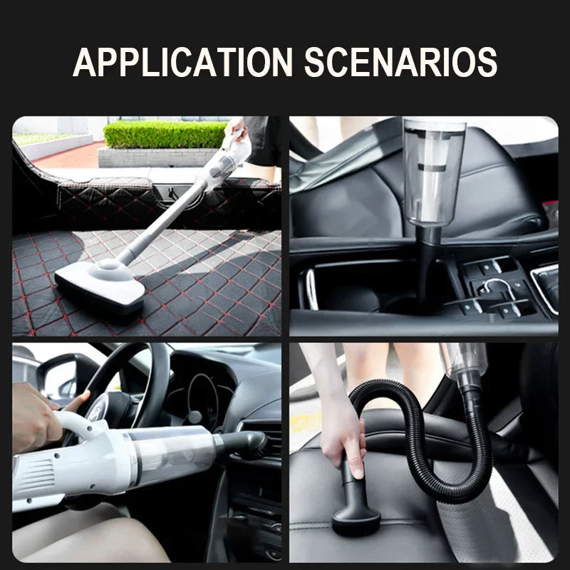 Wireless Vacuum Cleaner Handheld Cordless Dual Mini Appliance 12kPa Suction Chargable Built-in Battrery Car&Home Vacuum Cleaner FREE Shipping