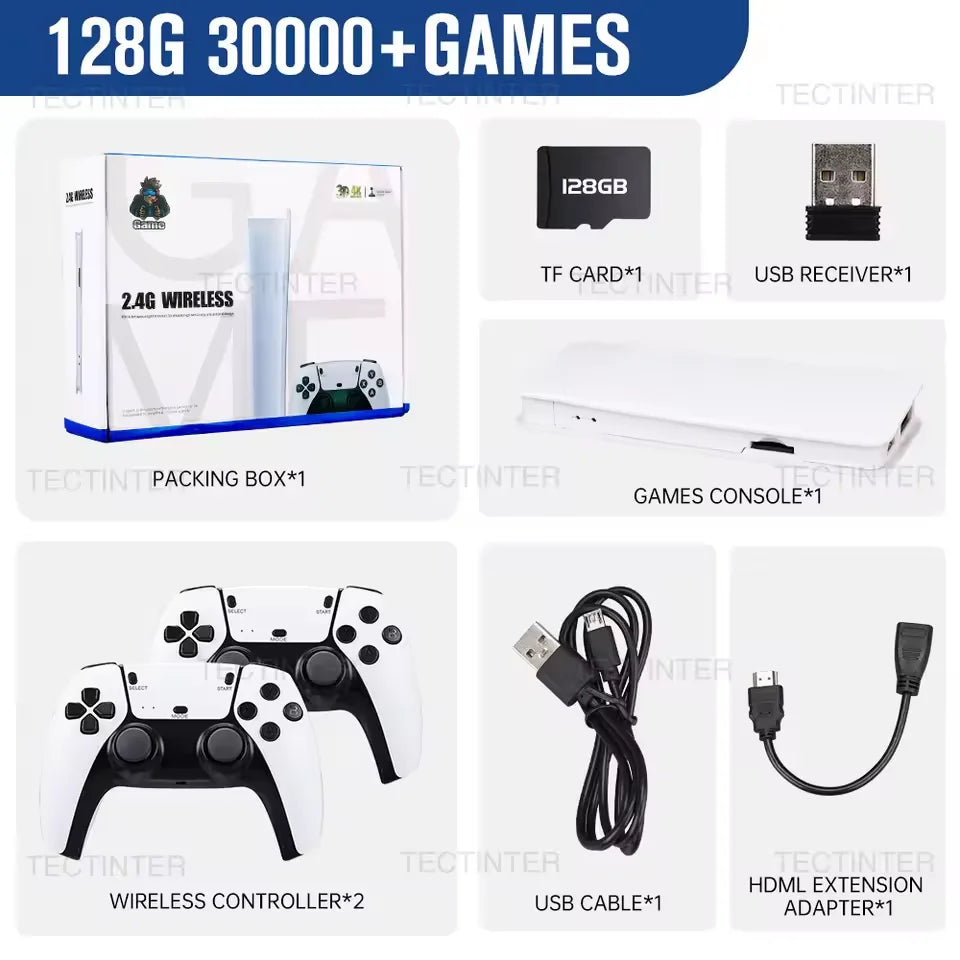 M15 Game Stick 4K Mini Retro Video Game Console Built-in 20000 Games Wireless Gamepads Video Game Controller Support 2 Player FREE Shipping