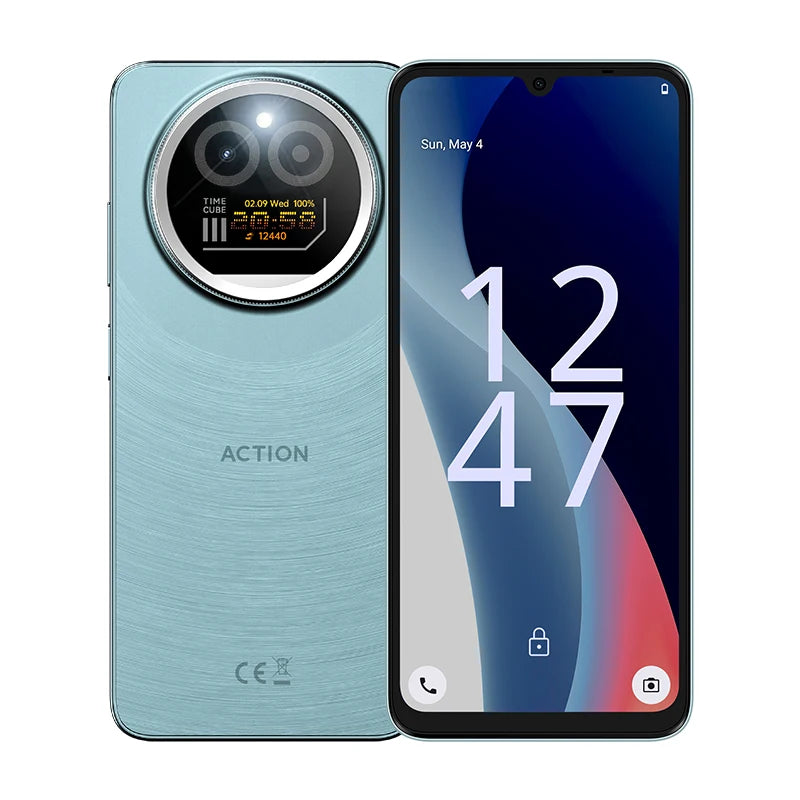 IIIF150 Action A5Pro Phone Dual Screen Design Smartphone Android 15 8GB RAM 256GB ROM 6.8" HD+ Display 5100mAh Samsung S24FREE Shipping