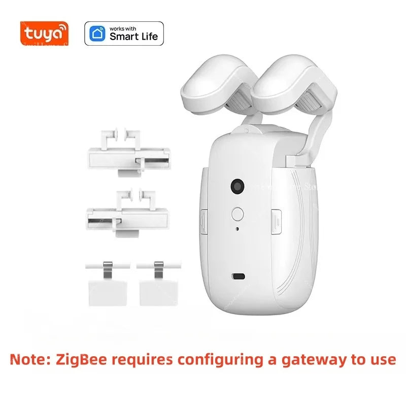Smart Curtain Robot with Tuya APP Contral WiFi Automatic Intelligent Curtain Companion No Track ZigBee Electric Curtain Motor FREE Shipping