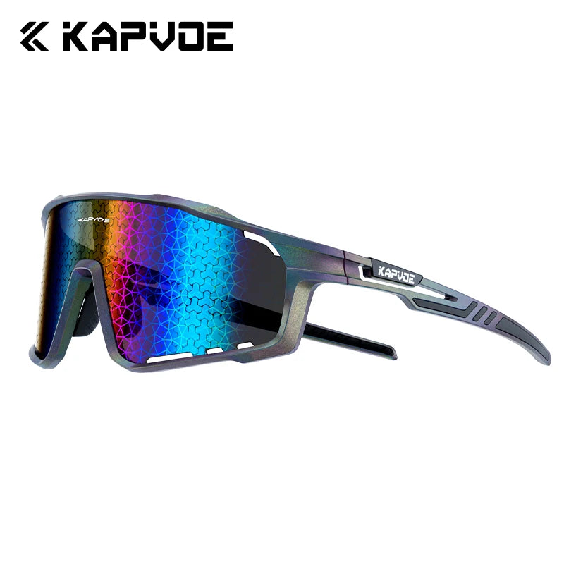 Kapvoe Fashion Cycling Glasses Sports Sunglasses Bicycle Men Women Bike Goggles Sports Eyewear Running Hiking Driving 2025 New FREE Shipping