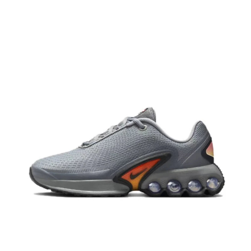 Nike Air Max DN Triple White Soft Anti Slip Durable Cushioned Rebound Mesh Breathable Low Leisure Sports Running Shoes FREE Shipping