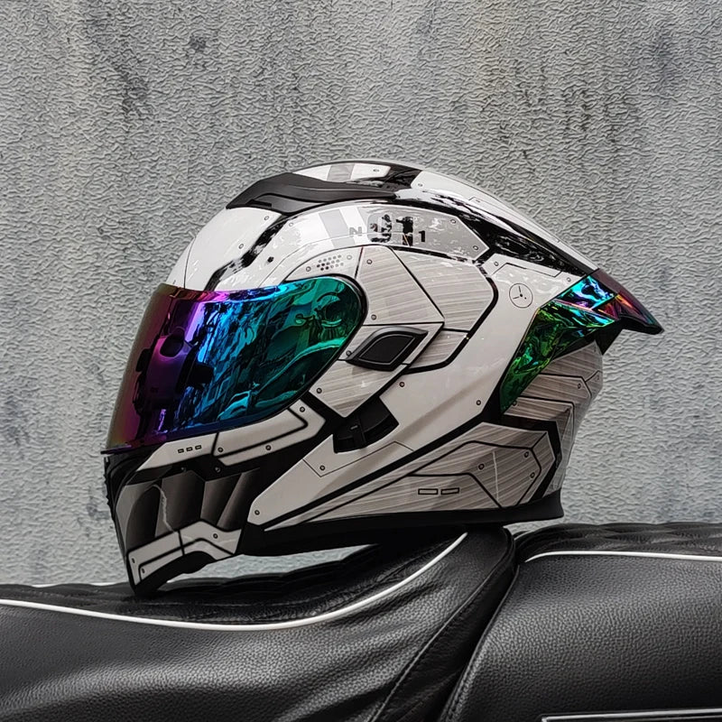 Motorcycle helmets Double Visors Modular Flip Up helmet DOT approved Full face casque moto racing Motocross helmet DOT