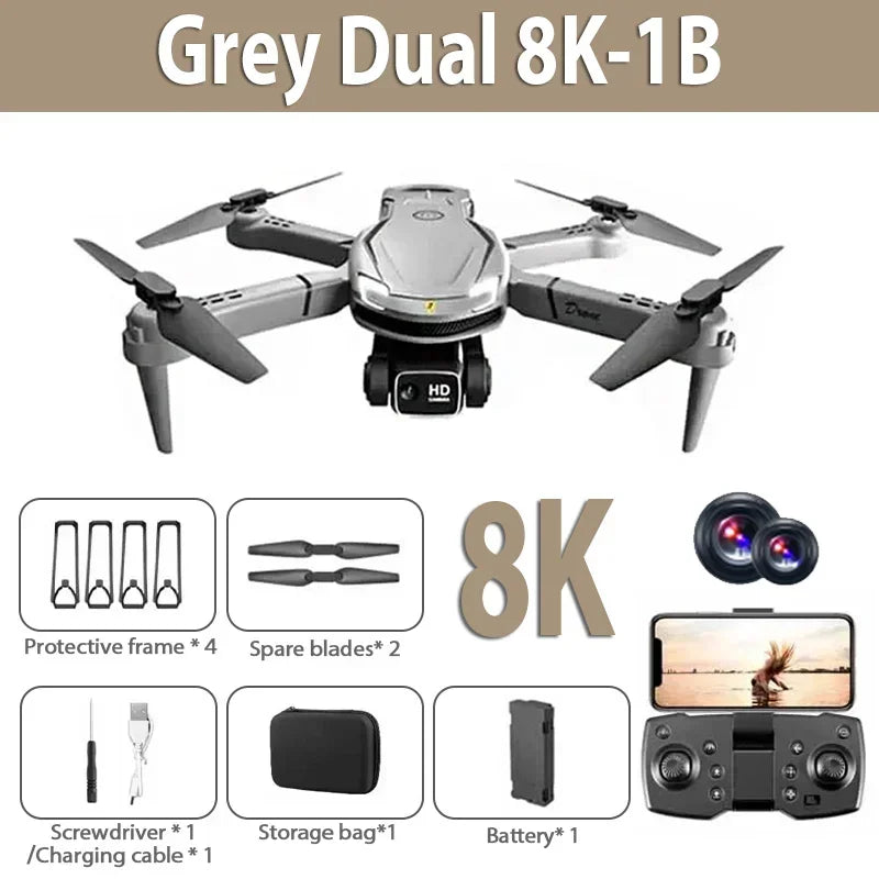For Xiaomi V88 Drone 8K 5G GPS Professional HD Aerial Photography Remote Control Aircraft HD Dual Camera Quadcopter Toy UAV FREE Shipping