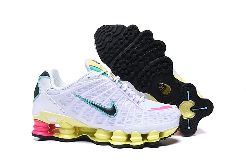 Nike Shox TL Black Green Men Women Casual Air Columns Running Shoes Unisex Non-slip Outdoor Sports Sneakers Free Shipping