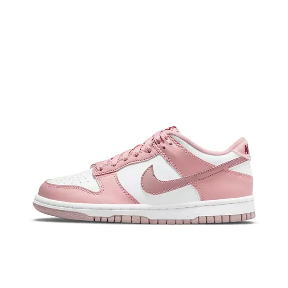 Nike Dunk Low Light Pink Daily Casual Women Skateboarding Shoes Non-slip Walking Sneakers FREE SHIPPING