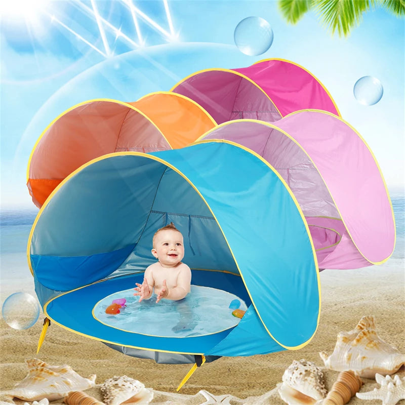 Baby Beach Tent Shade Pool UV Protection Sun Shelter Infant Outdoor Toys Swimming Pool Play House Tent Toys for Kids Children FREE SHIPPING