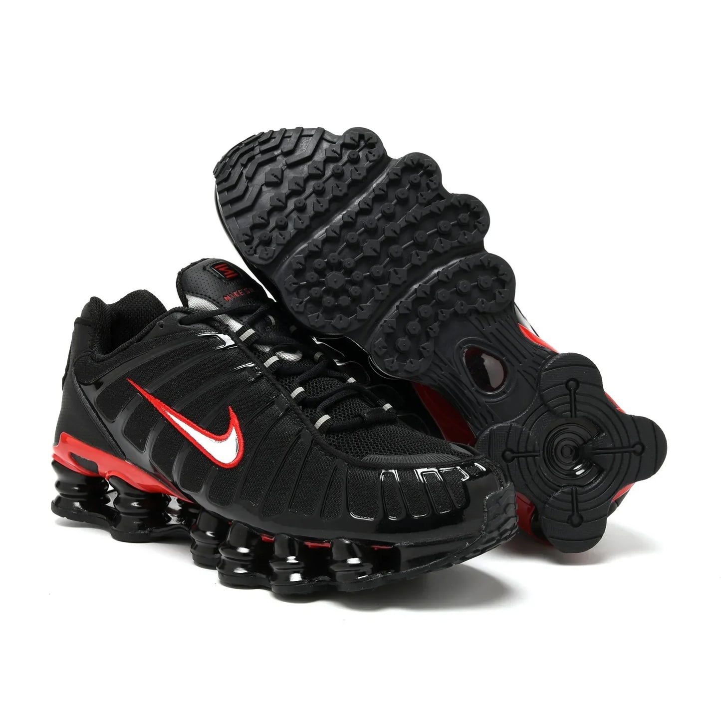 Nike Shox TL Black Green Men Women Casual Air Columns Running Shoes Unisex Non-slip Outdoor Sports Sneakers Free Shipping