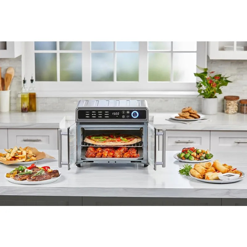 BLACK+DECKER Crisp 'N Bake Air Fryer Toaster Oven Combo, 12 in 1 Countertop Convection Oven Cooks Food Fast, Fits a Whole Pizza FREE Shipping