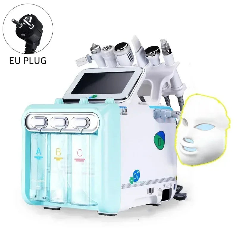 New Arrival! 7 In 1 H2O2 Water Oxygen Jet Peel Hydro Beauty Skin Cleansing Hydrofacial Machine Facial Machine Water Aqua Peeling FREE Shipping