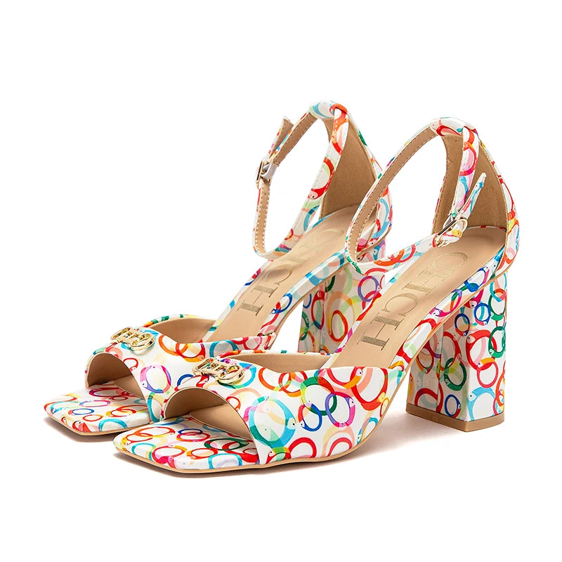 Heels Carolina Herrera New York Design Women's High Heels Exquisite Workmanship Comfortable and Versatile FREE SHIPPING