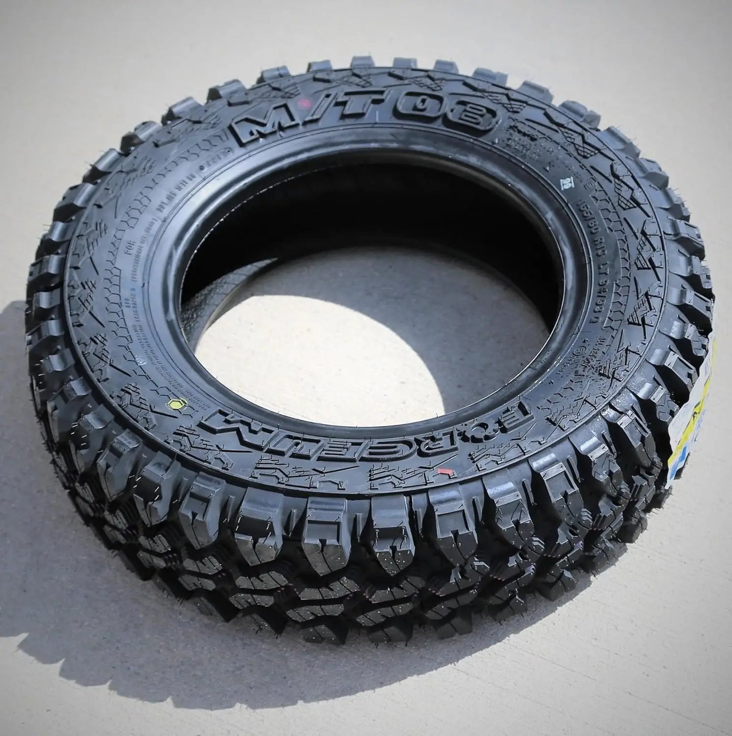 Set of 4 (FOUR) Forceum M/T 08 Plus Mud Off-Road Light Truck Radial Tires-165/80R13 165/80/13 165/80-13 94/93Q Load Range D LRD 8-Ply FREE Shipping